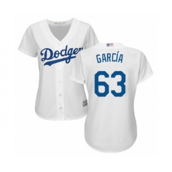 Women's Los Angeles Dodgers #76 Josh Sborz Authentic White Home Cool Base Baseball Player Jersey - Ujersey