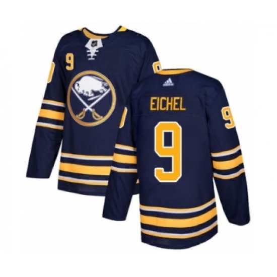 Men's Adidas Buffalo Sabres #9 Jack Eichel Premier Navy Blue Home NHL Jersey - Ujersey