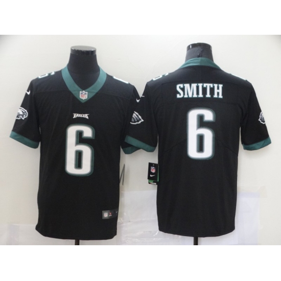 Men's Philadelphia Eagles #6 DeVonta Smith Nike Midnight Black 2021 Draft First Round Pick Limited Jersey - Ujersey