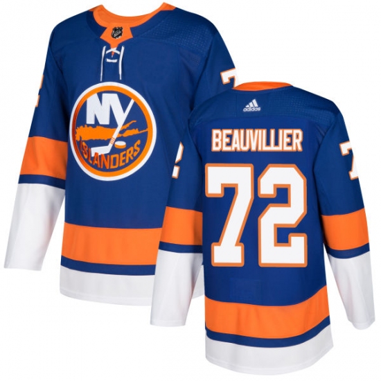 Youth Adidas New York Islanders #72 Anthony Beauvillier Authentic Royal Blue Home NHL Jersey - Ujersey
