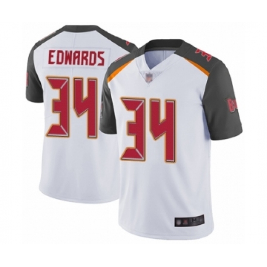 Youth Tampa Bay Buccaneers #34 Mike Edwards White Vapor Untouchable Limited Player Football Jersey - Ujersey