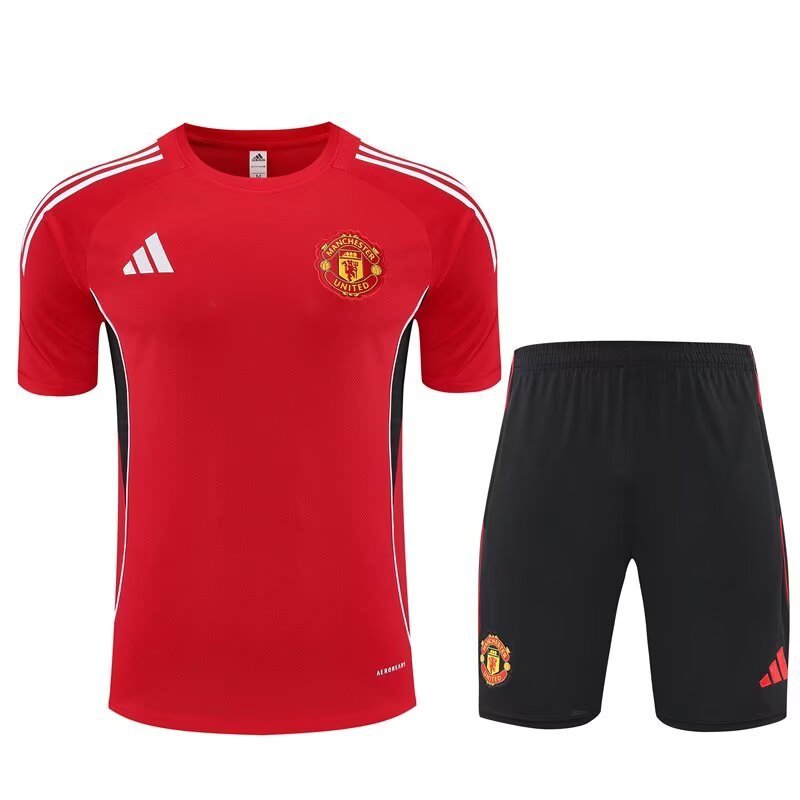 Manchester United Training Jersey Kit Red 2025/26 - U-jersey