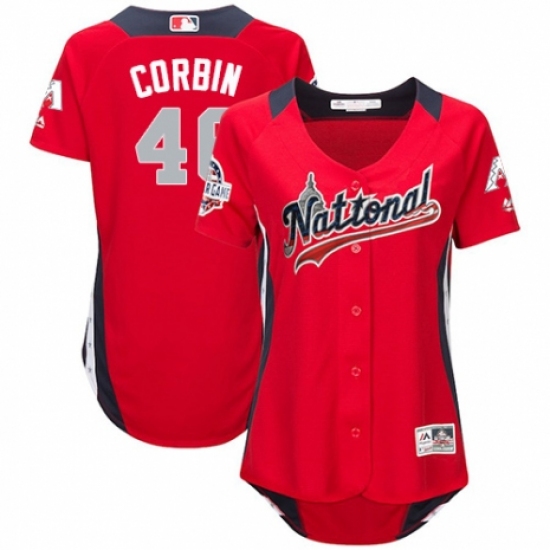 Women's Majestic Arizona Diamondbacks #46 Patrick Corbin Game Red National League 2018 MLB All-Star MLB Jersey - Ujersey
