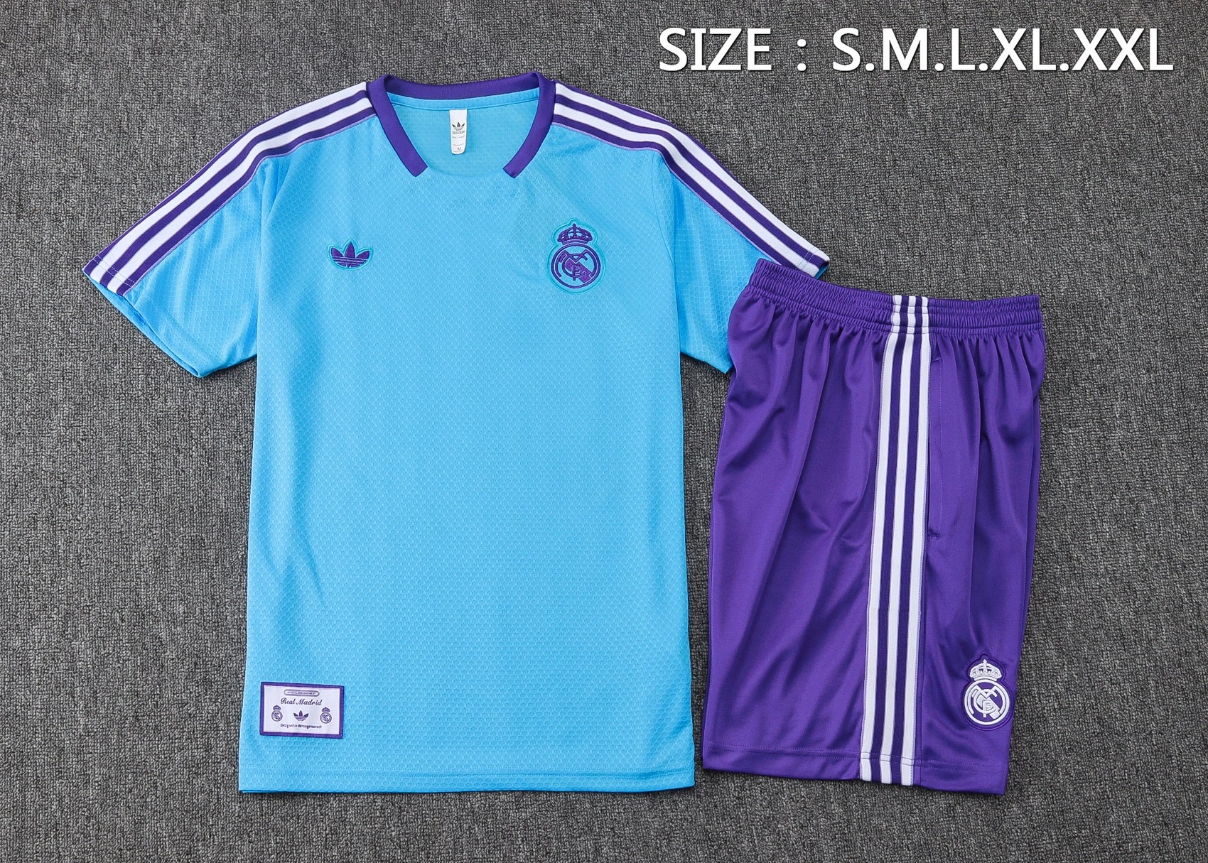 Real Madrid Training Jersey Kit Blue 2025/26 - Ujersey NHL