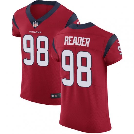 Men's Nike Houston Texans #98 D.J. Reader Red Alternate Vapor Untouchable Elite Player NFL Jersey - Ujersey