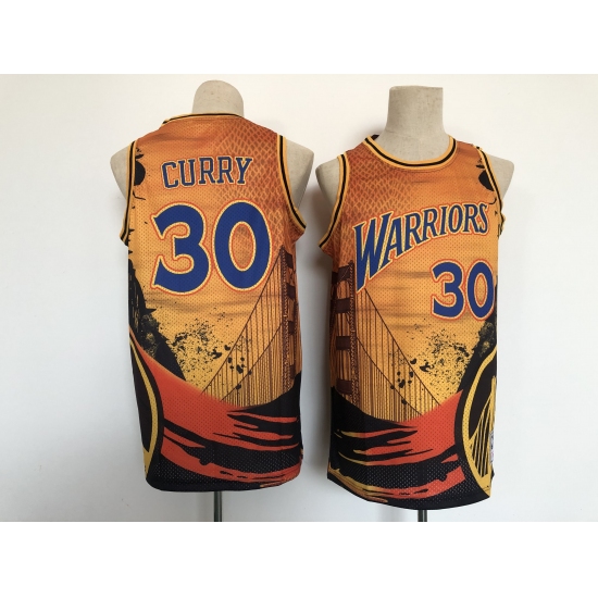 Men's Golden State Warriors #30 Stephen Curry San Francisco Basketbal Jersey - Ujersey