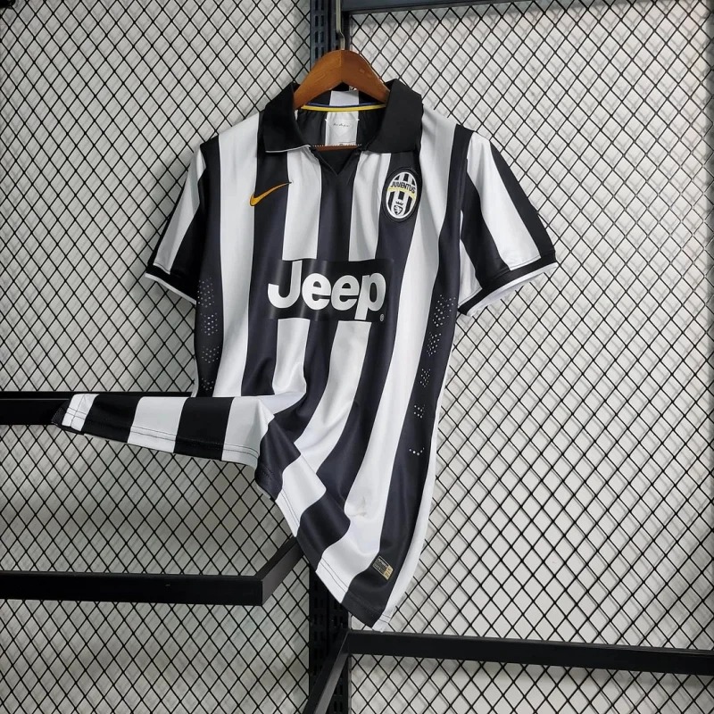 Juventus Retro Soccer Jersey Home Custom Shirt 2014/15 - Ujersey NHL