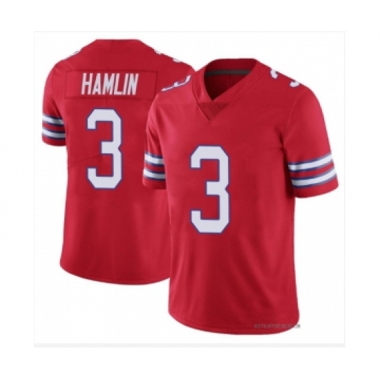 Women's Buffalo Bills #3 Damar Hamlin Red Jersey - Ujersey