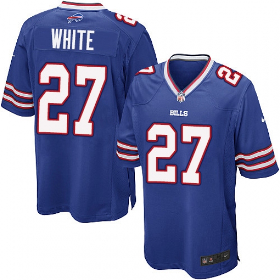 Men's Nike Buffalo Bills #27 Tre'Davious White Game Royal Blue Team Color NFL Jersey - Ujersey