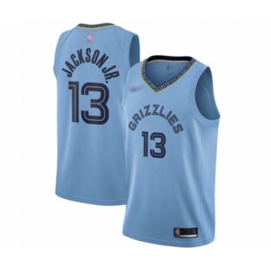 Youth Memphis Grizzlies #13 Jaren Jackson Jr. Swingman Blue Finished Basketball Jersey Statement Edition - Ujersey