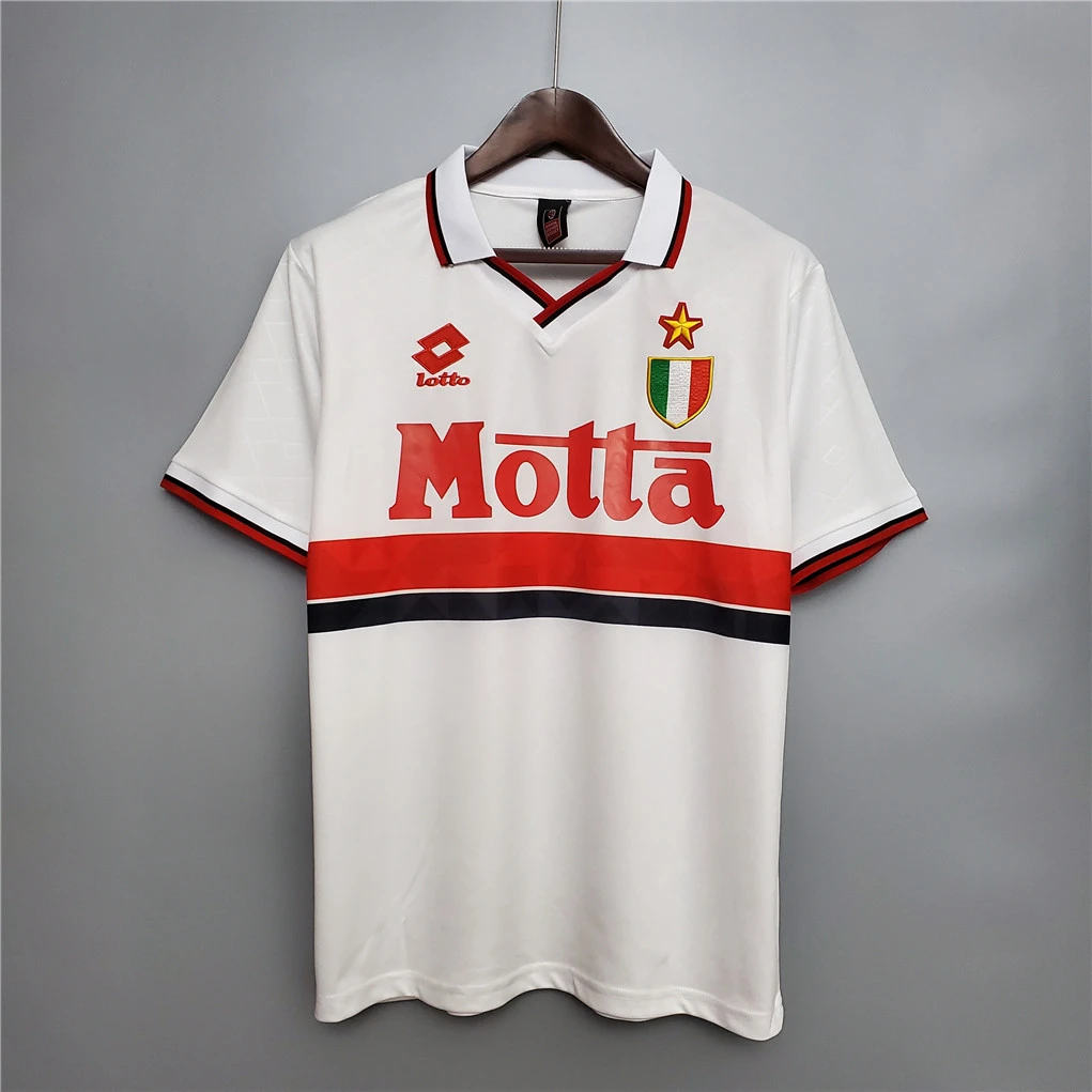 AC Milan Retro Soccer Jersey Away Custom Shirt 1993/94 - Ujersey NHL