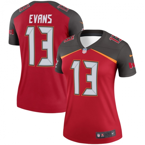 Women's Tampa Bay Buccaneers #13 Mike Evans Nike Red Legend Jersey - Ujersey