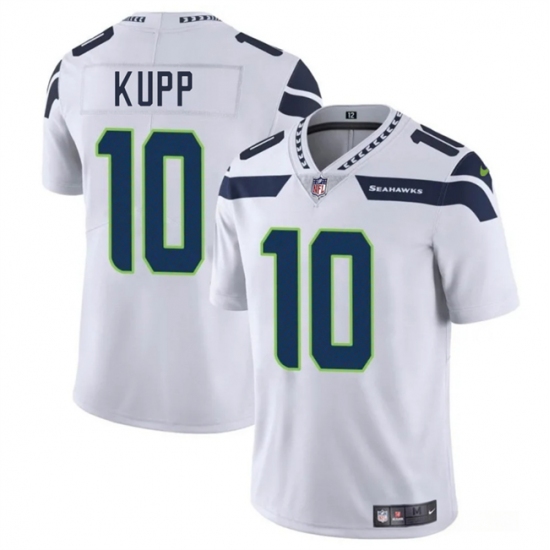 Men's Seattle Seahawks #10 Cooper Kupp White 2025 Vapor Limited Football Stitched Jersey - Ujersey