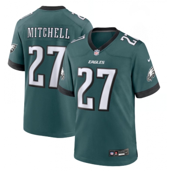 Youth Philadelphia Eagles #27 Quinyon Mitchell Green Vapor Untouchable Limited Stitched Football Jersey - Ujersey