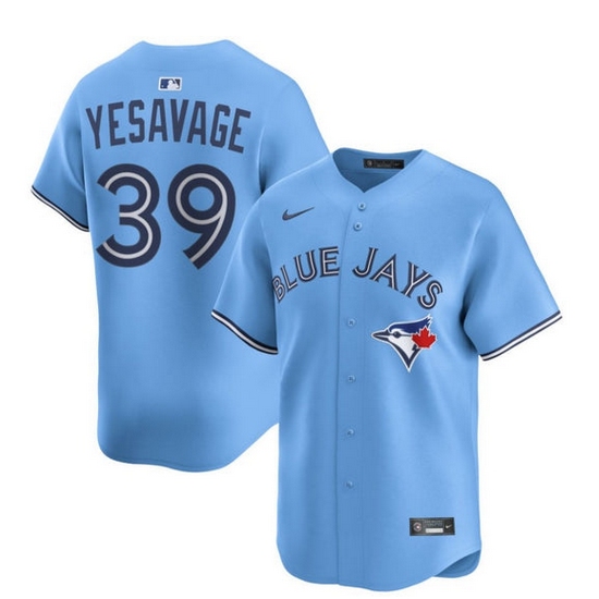 Men's Toronto Blue Jays #39 Trey Yesavage Powder Blue MLB Baseball Player Jersey - Ujersey