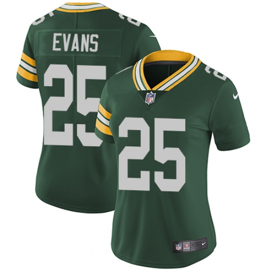Women's Nike Green Bay Packers #25 Marwin Evans Green Team Color Vapor Untouchable Elite Player NFL Jersey - Ujersey