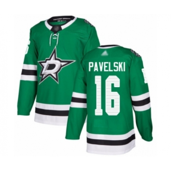 Men's Dallas Stars #16 Joe Pavelski Authentic Green Home Hockey Jersey - Ujersey
