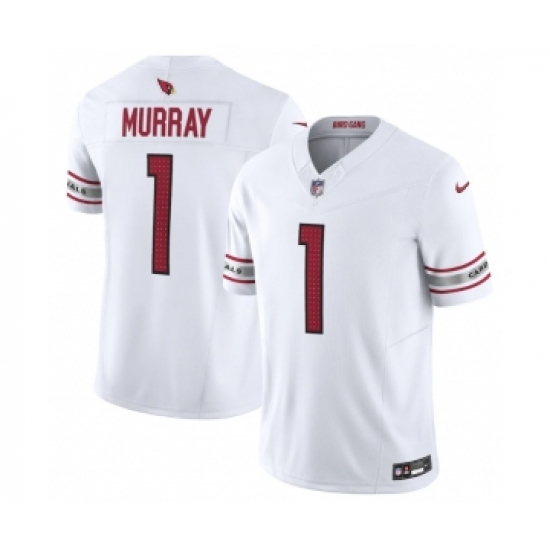 Men's Arizona Cardinals #1 Kyler Murray White Vapor Untouchable F.U.S.E. Limited Stitched Football Jersey - Ujersey