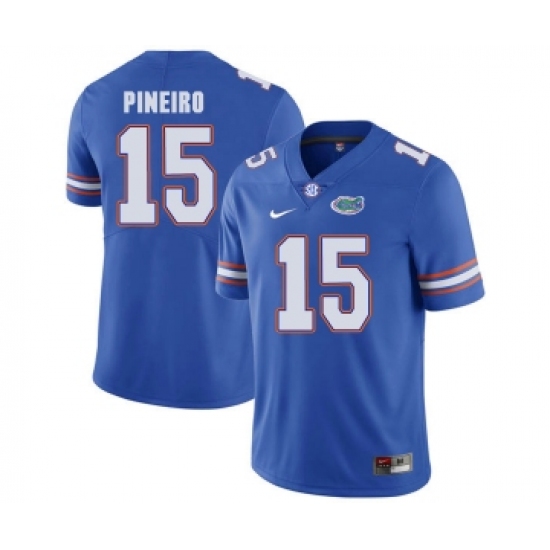 Florida Gators 15 Eddy Pineiro Blue College Football Jersey - Ujersey