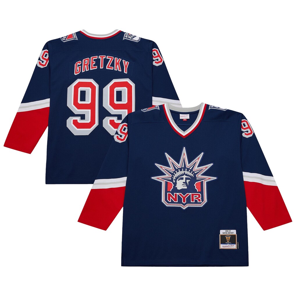 Youth New York Rangers Wayne Gretzky Mitchell & Ness 1996/97  Power Play Player Jersey