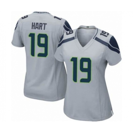 Women's Seattle Seahawks #19 Penny Hart Nike Gray Game Jersey - Ujersey