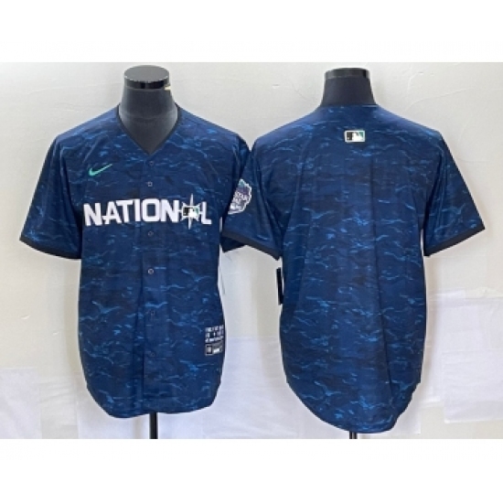 Men's Nike Los Angeles Dodgers Blank Royal 2023 All star Cool Base Stitched Jersey - Ujersey