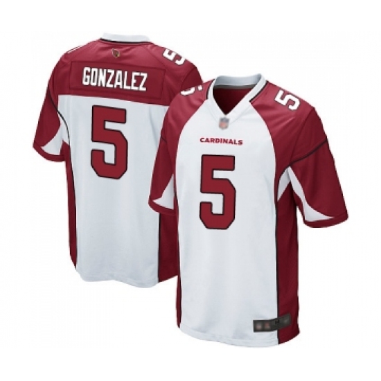 Men's Arizona Cardinals #5 Zane Gonzalez Game White Football Jersey - Ujersey