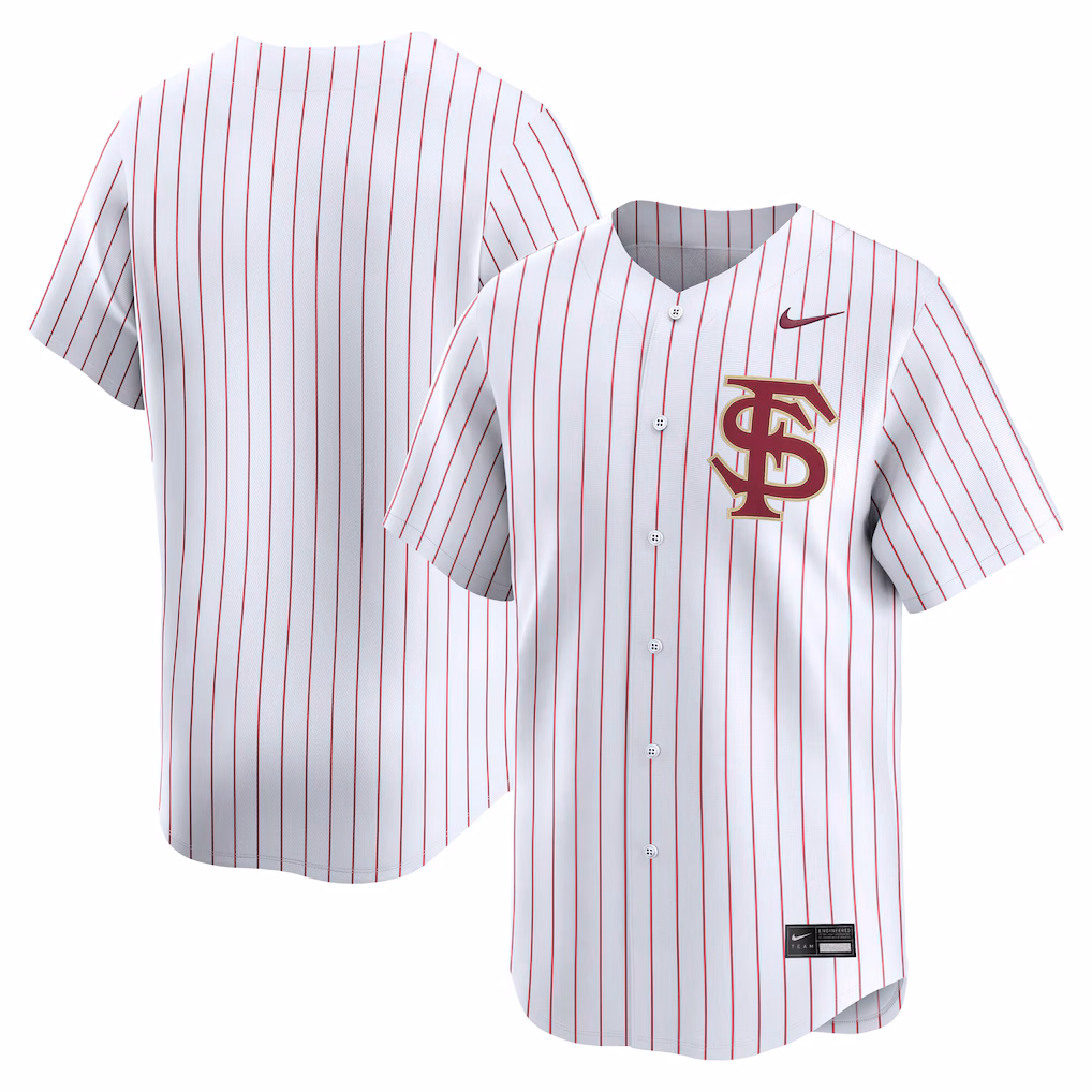 Men's Nike White Florida State Seminoles Baseball Limited Jersey - SUjersey01