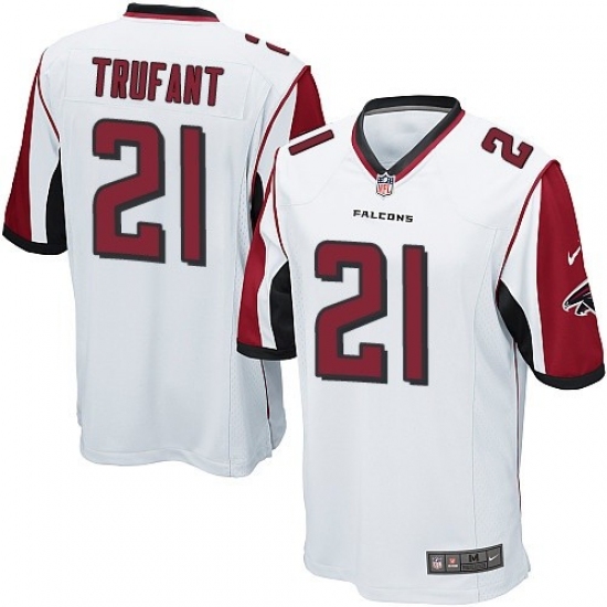 Men's Nike Atlanta Falcons #21 Desmond Trufant Game White NFL Jersey - Ujersey