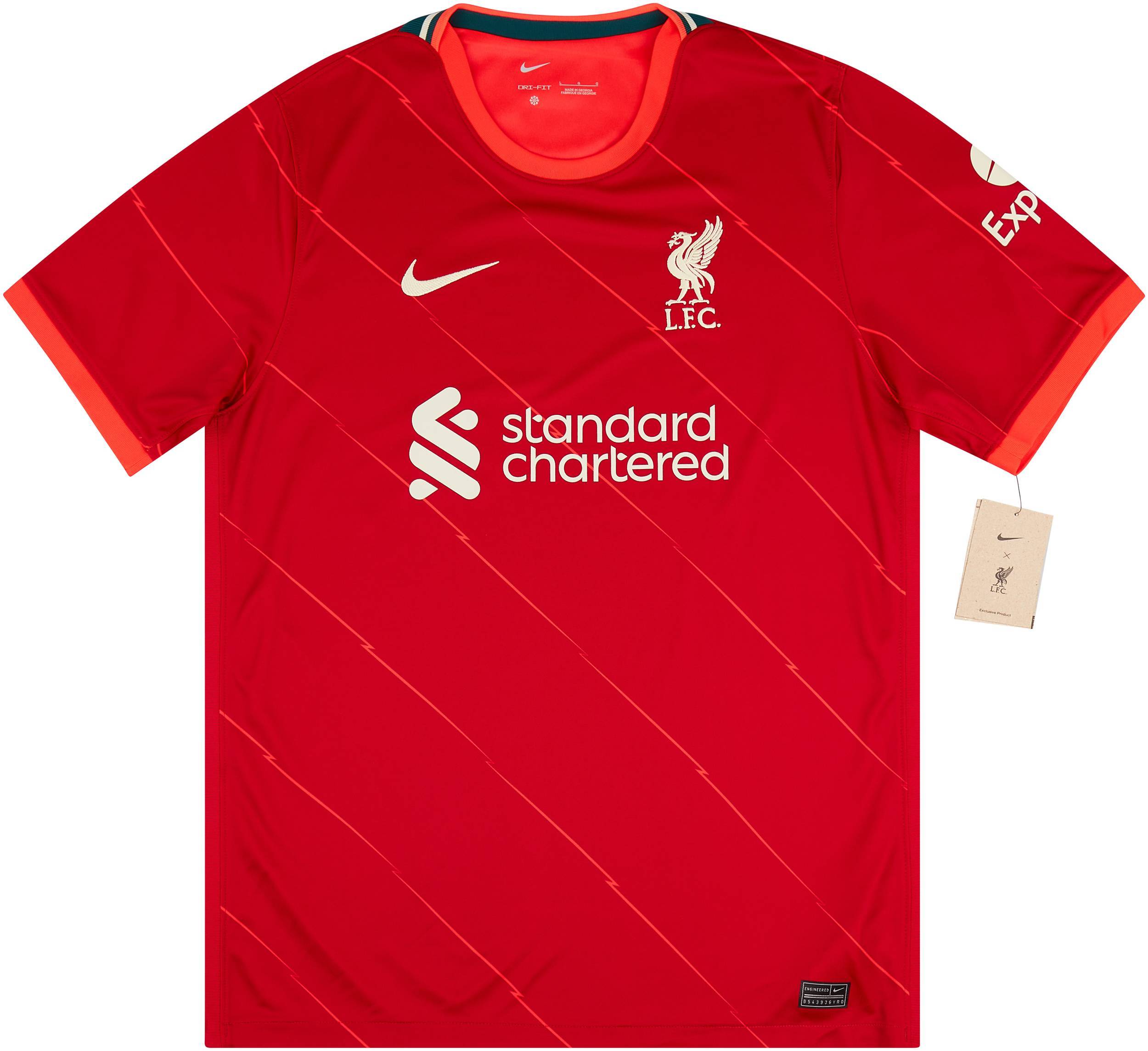 Liverpool Retro Football Jersey Home Custom Shirt 2021/22 - ujerseystore