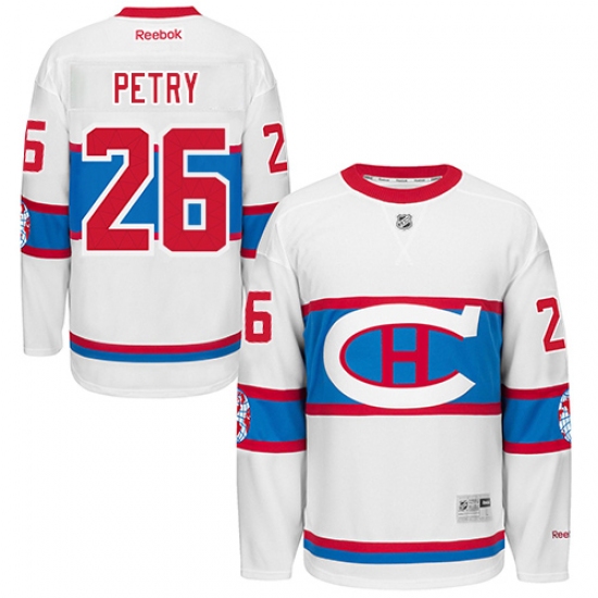 Men's Reebok Montreal Canadiens #26 Jeff Petry Premier White 2016 Winter Classic NHL Jersey - Ujersey