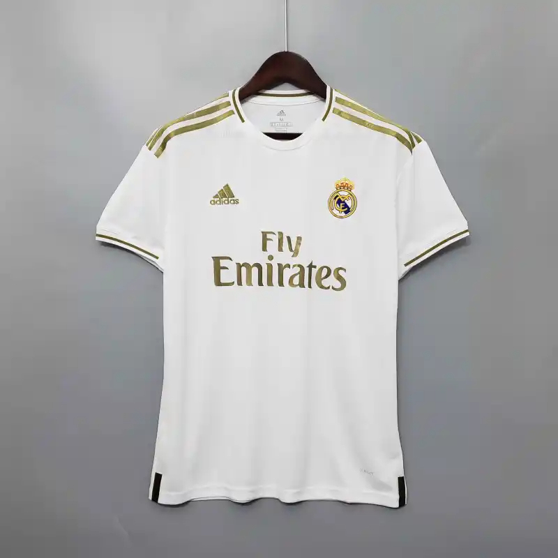 Real Madrid Retro Jersey Home Custom Soccer Shirt 2019/20 - ujerseystore