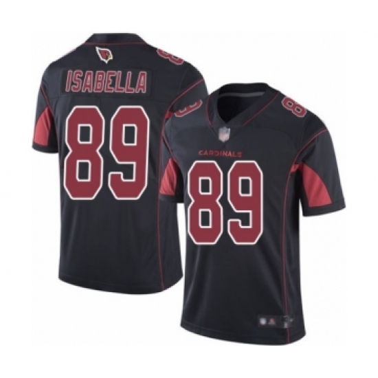 Men's Arizona Cardinals #89 Andy Isabella Limited Black Rush Vapor Untouchable Football Jersey - Ujersey