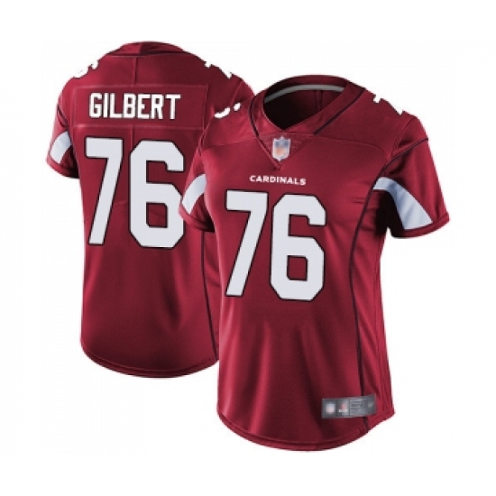 Women's Arizona Cardinals #76 Marcus Gilbert Red Team Color Vapor Untouchable Limited Player Football Jersey - Ujersey