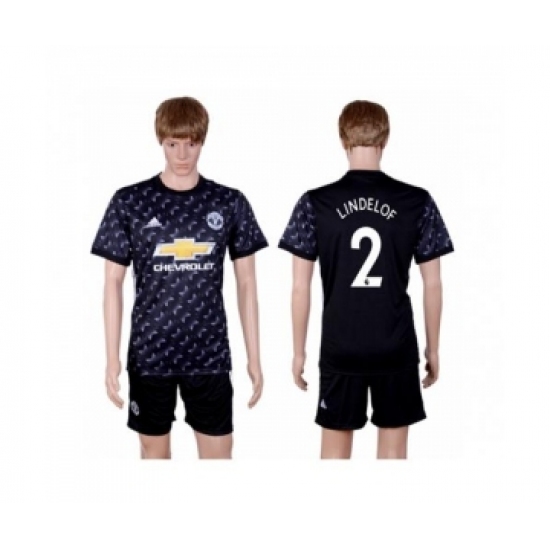 Manchester United #2 Lindelof Away Soccer Club Jersey