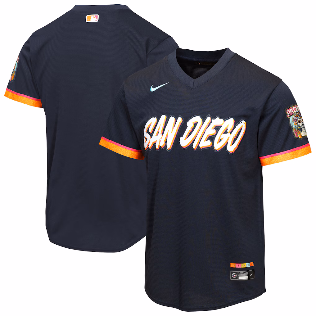 Youth San Diego Padres Nike Obsidian 2026 City Connect Stadium Jersey