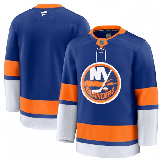 Men's New York Islanders Blank Royal 2024-25 Home Stitched Hockey Jersey - Ujersey