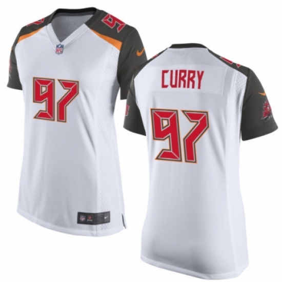 Women's Nike Tampa Bay Buccaneers #97 Vinny Curry Game White NFL Jersey - Ujersey
