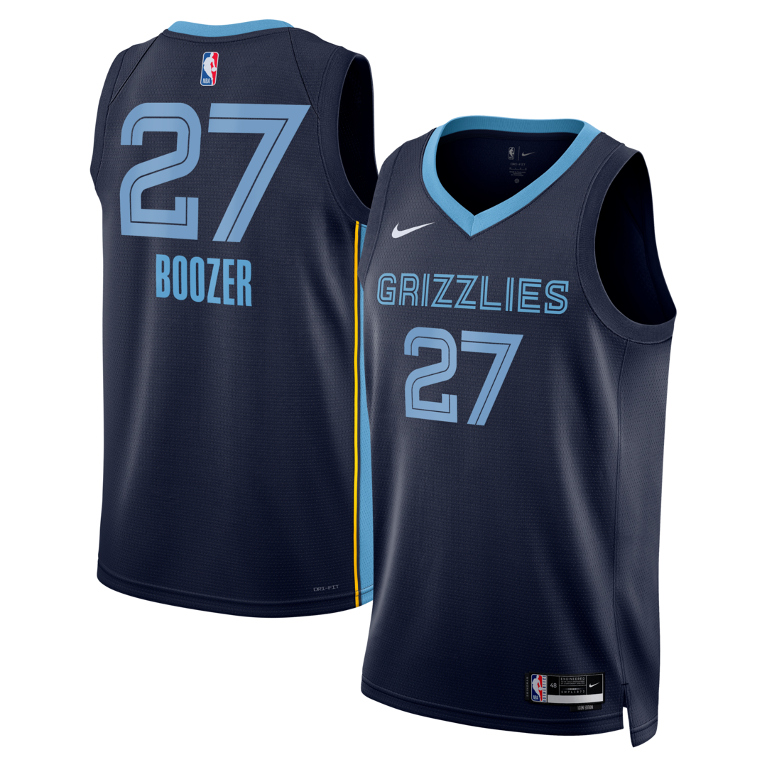 Unisex Memphis Grizzlies Cameron Boozer Nike Navy 2026 NBA Draft Swingman Jersey - Icon Edition - Ujersey