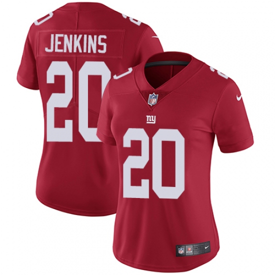 Women's Nike New York Giants #20 Janoris Jenkins Red Alternate Vapor Untouchable Limited Player NFL Jersey - Ujersey