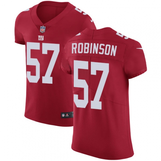 Men's Nike New York Giants #57 Keenan Robinson Red Alternate Vapor Untouchable Elite Player NFL Jersey - Ujersey