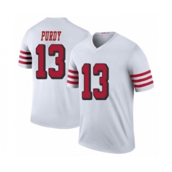 Men's San Francisco 49ers #13 Brock Purdy White Stitched Jersey - Ujersey