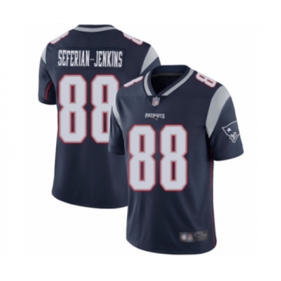 Youth New England Patriots #88 Austin Seferian-Jenkins Navy Blue Team Color Vapor Untouchable Limited Player Football Jersey - Ujersey