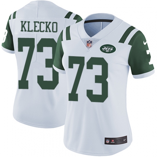 Women's Nike New York Jets #73 Joe Klecko Elite White NFL Jersey - Ujersey