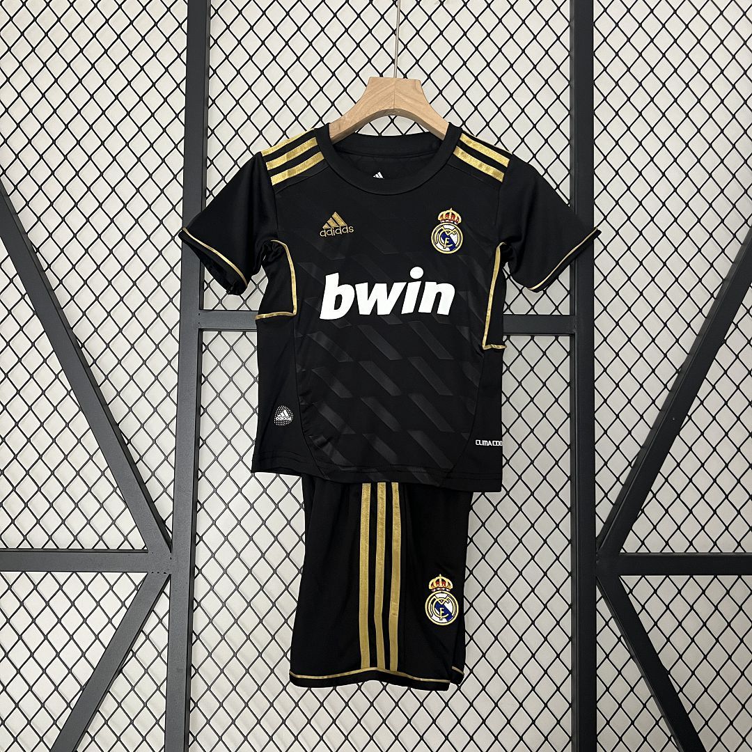 Real Madrid Retro Jersey Away Kids Kit Jersey+Shorts 2011/12 - Ujersey NHL