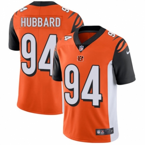 Youth Nike Cincinnati Bengals #94 Sam Hubbard Orange Alternate Vapor Untouchable Limited Player NFL Jersey - Ujersey