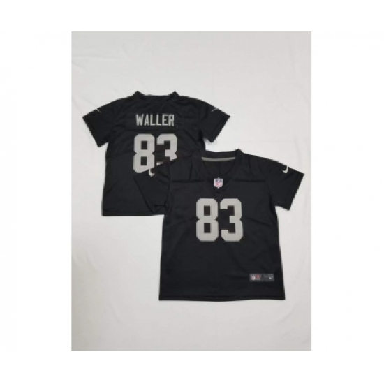 Toddler Las Vegas Raiders #83 Darren Waller Limited Black Vapor Jersey - Ujersey