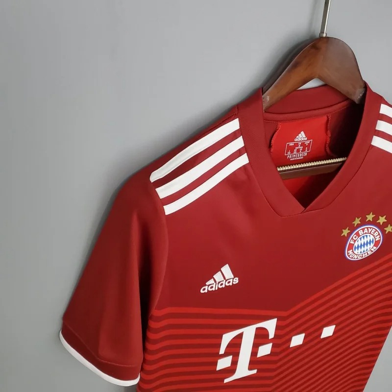 Bayern Munich Retro Jersey Home Soccer Shirt 2021/2022 - Ujersey NHL
