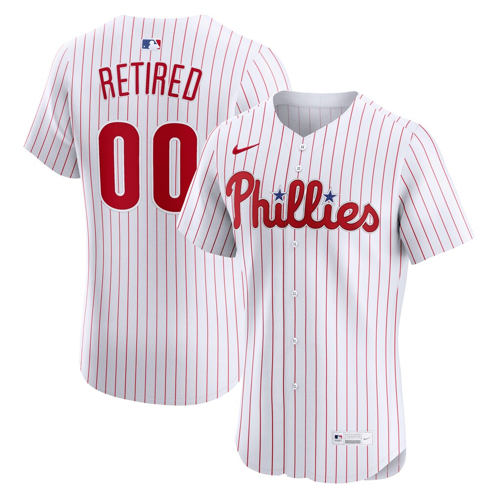 Men's Philadelphia Phillies Nike White  Home Elite Pick-A-Player Retired Roster Jersey - Ujersey