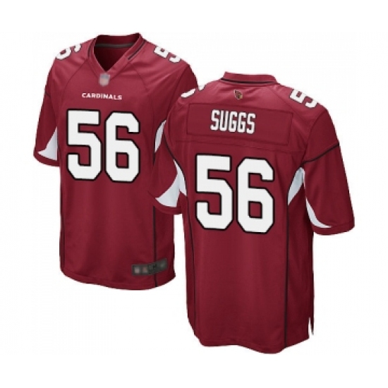 Men's Arizona Cardinals #56 Terrell Suggs Game Red Team Color Football Jersey - Ujersey